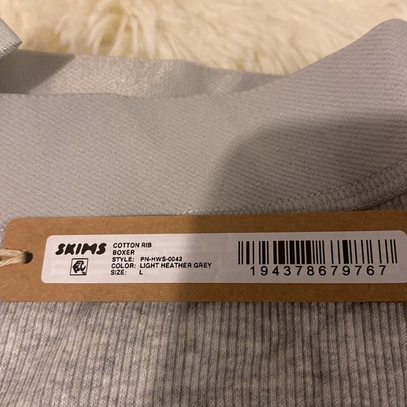 SKIMS NWT Cotton Rib Boxers - Picture 6 of 8